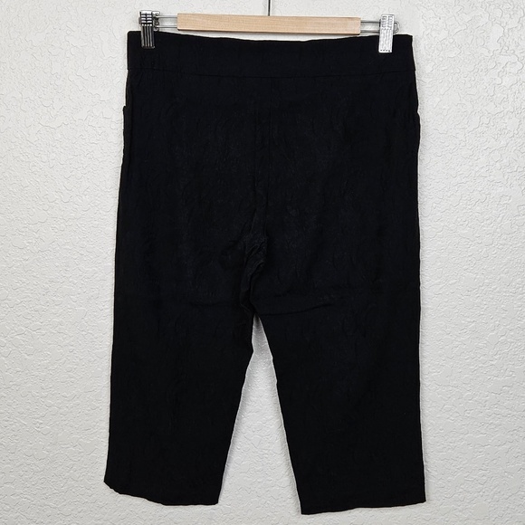 Soho Apparel Black Damask Stretch Pull-On Slim-Fit Longline Skimmer - Women's PM - Picture 2 of 5